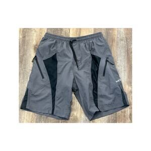 Santic Bike gray/black shorts with padded seat Lg